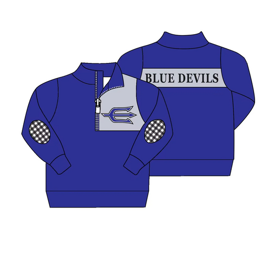 Baby Boys Sport Team Blue Devils Pullover Top  Deadline Time :  14h October