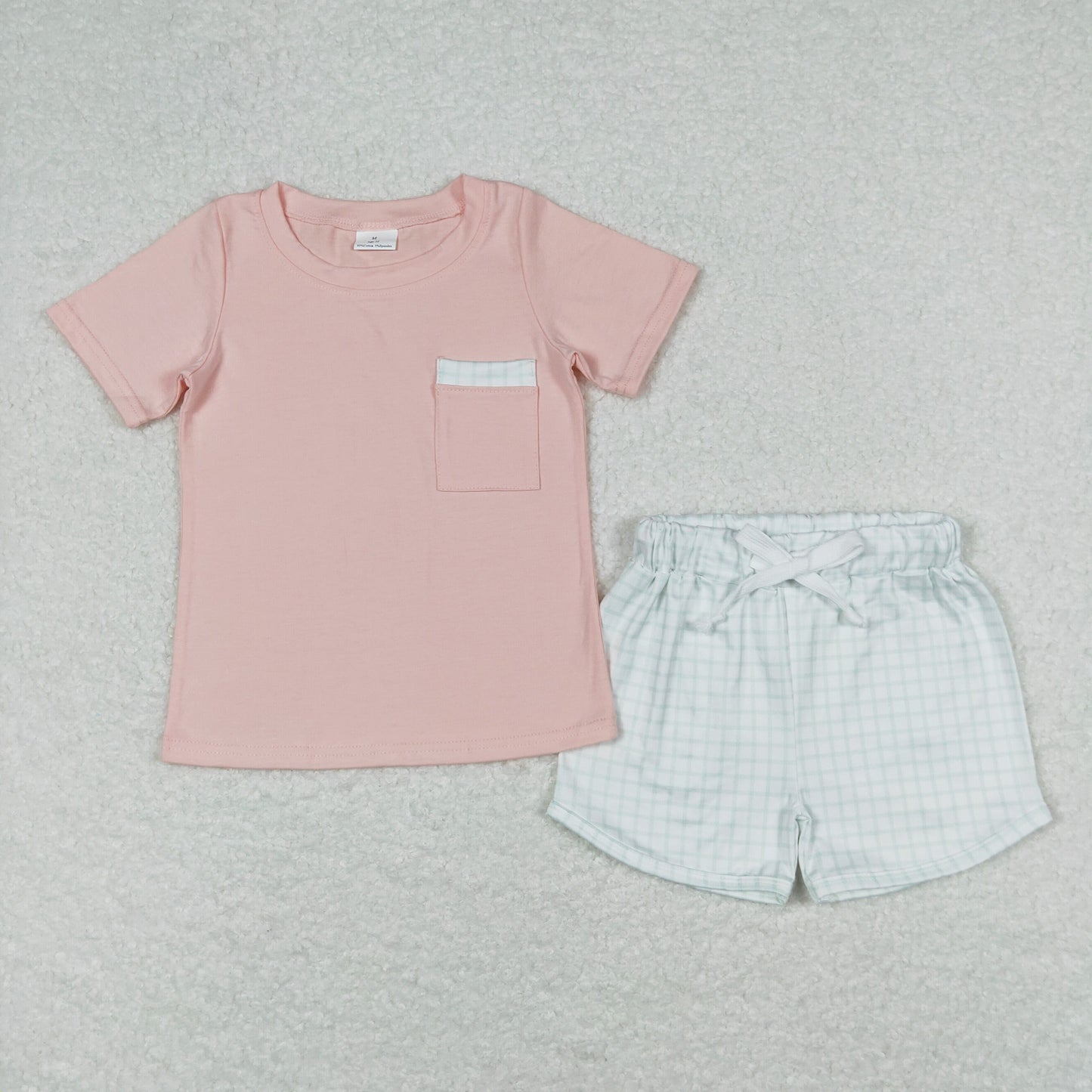 Toddler Baby Boys Sibling Summer Shorts Outfit With Pocket
