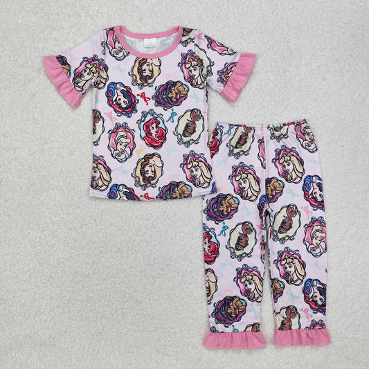 Sibling Baby Sister Princess Pajama Set Romper and Dress