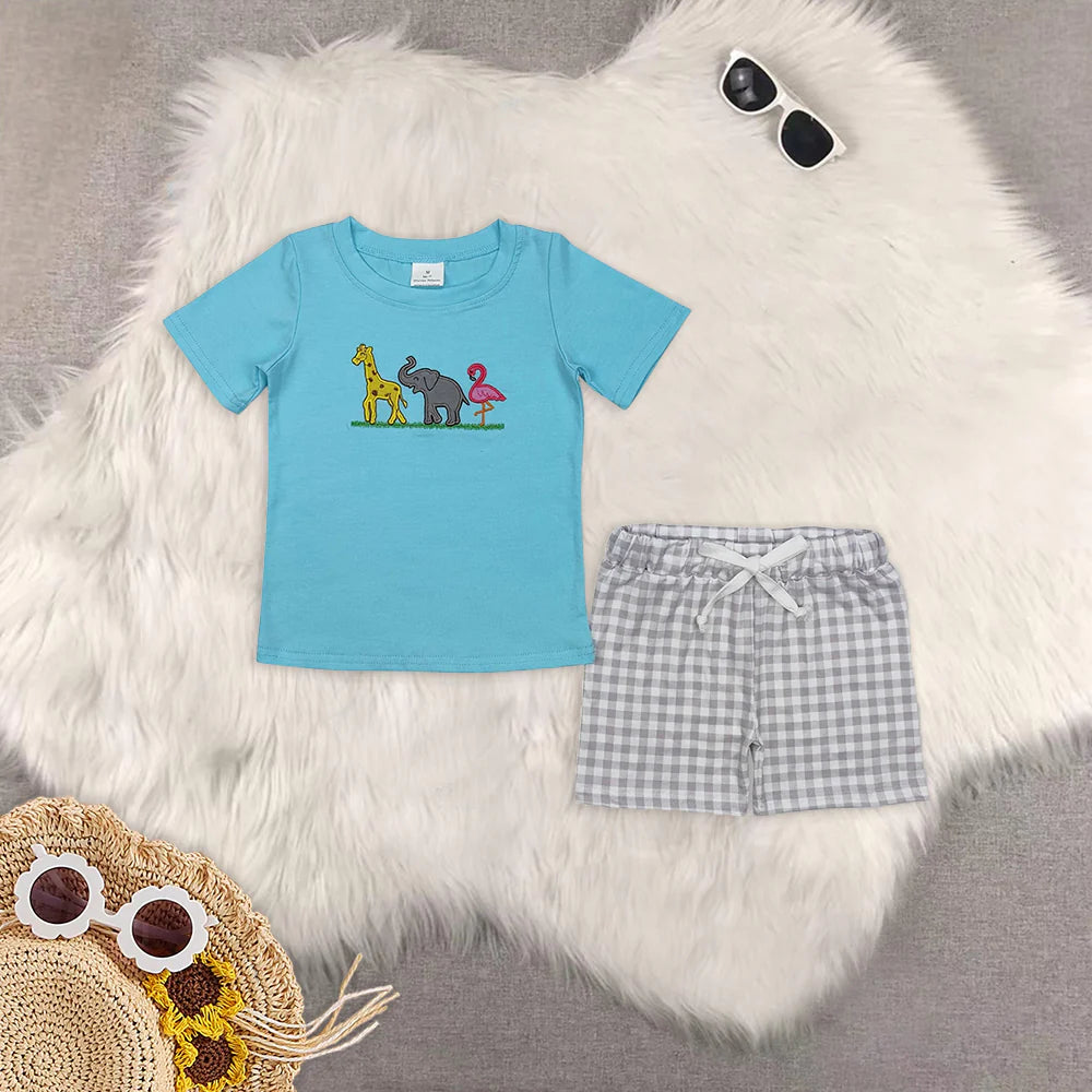 Toddler Baby Sibling Wild Animal Clothes Romper