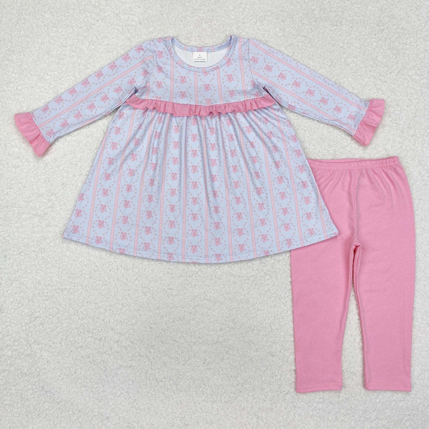 GLP2145 Baby Girls Ballet Shoes Long Sleeve Set