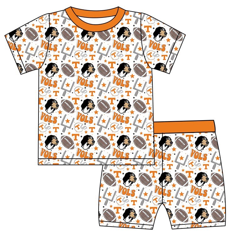 Baby Boys Sport Team T Vols Shorts Pajama Set Preorder 3 MOQ