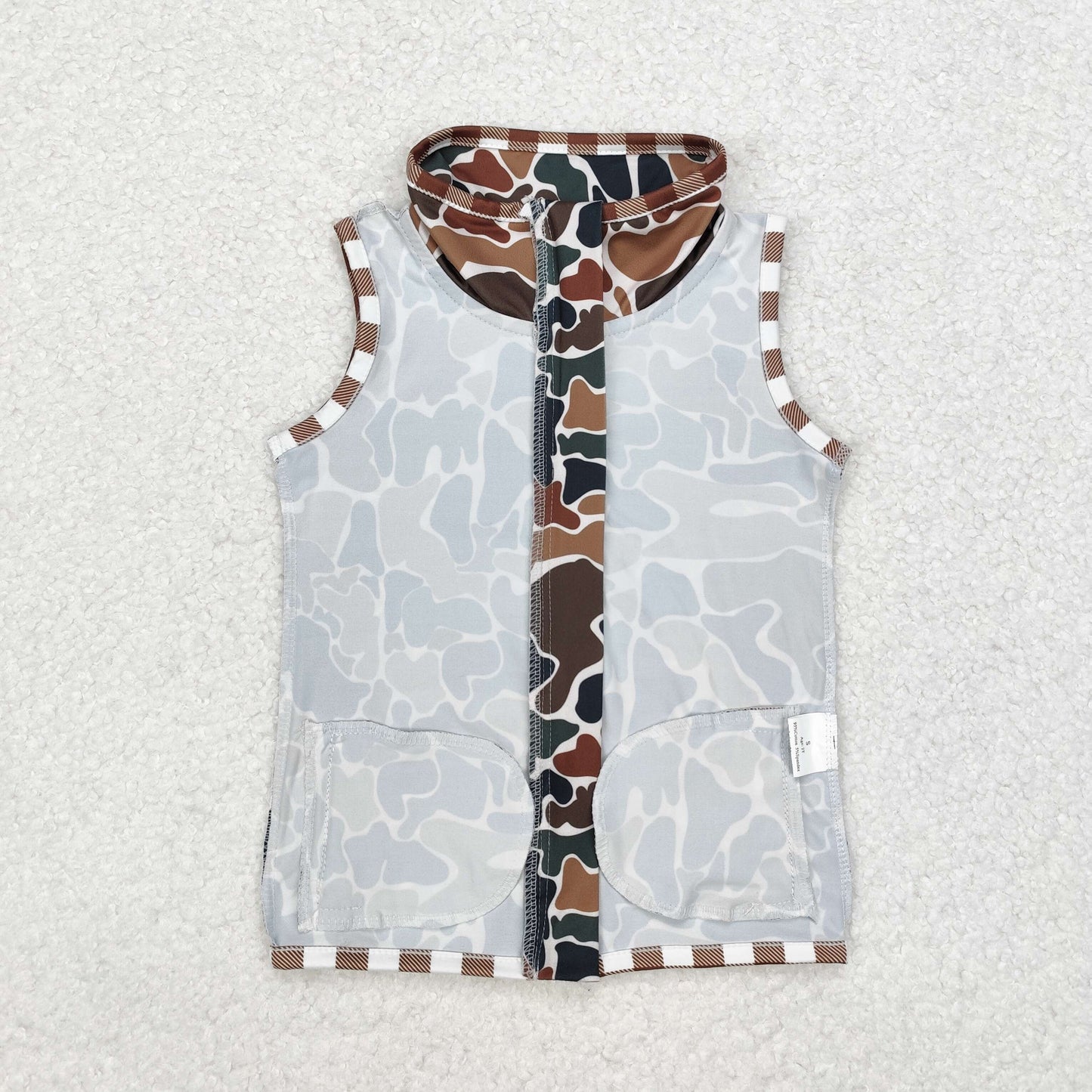 Toddler Baby Neutral Camo Sleeveless Vest