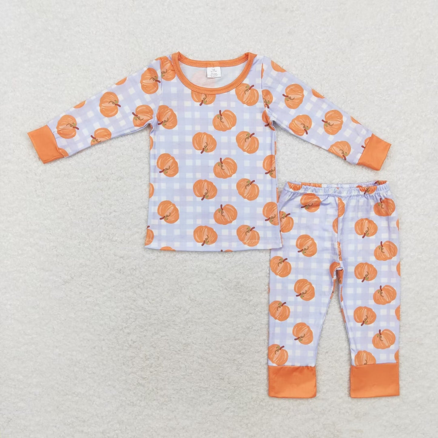 Baby Boys Pumpkin Pajama Set