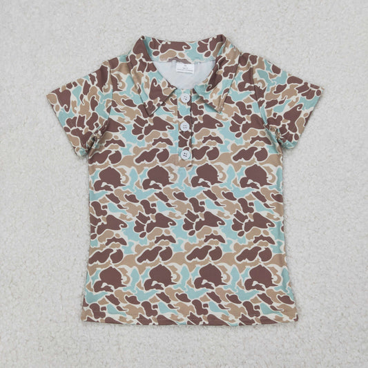 Baby Boys Summer Camo T-shirt Polo Top
