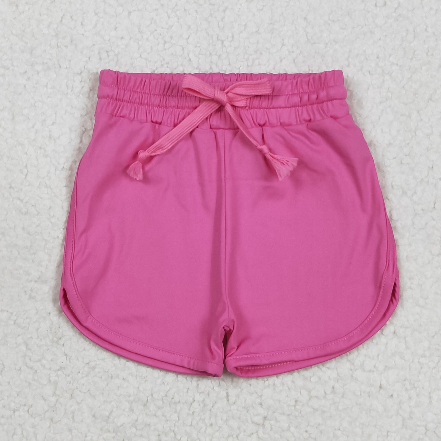 SS0503 Baby Girls Active Hot Pink Yoga Shorts