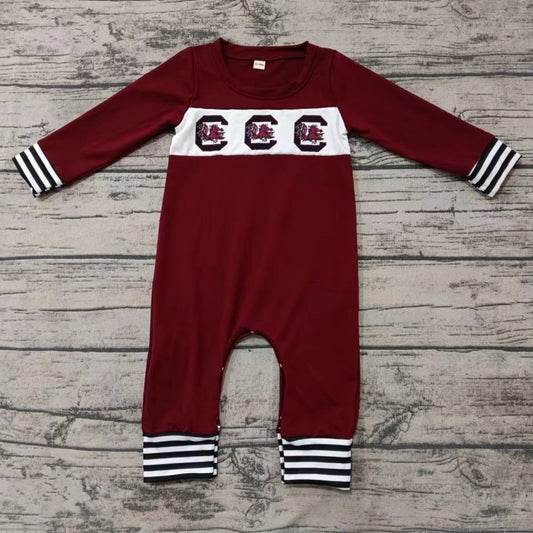 Baby Boys Sport Team Long Sleeve Romper 5 MOQ Preorder