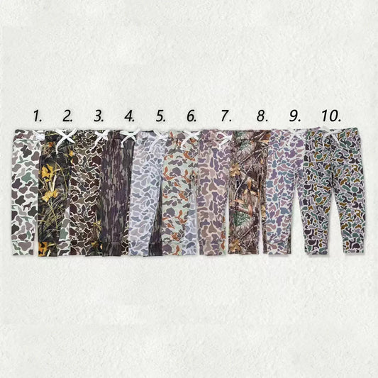 Sibling baby Boys camo Pockets Leggings Pants Bottoms