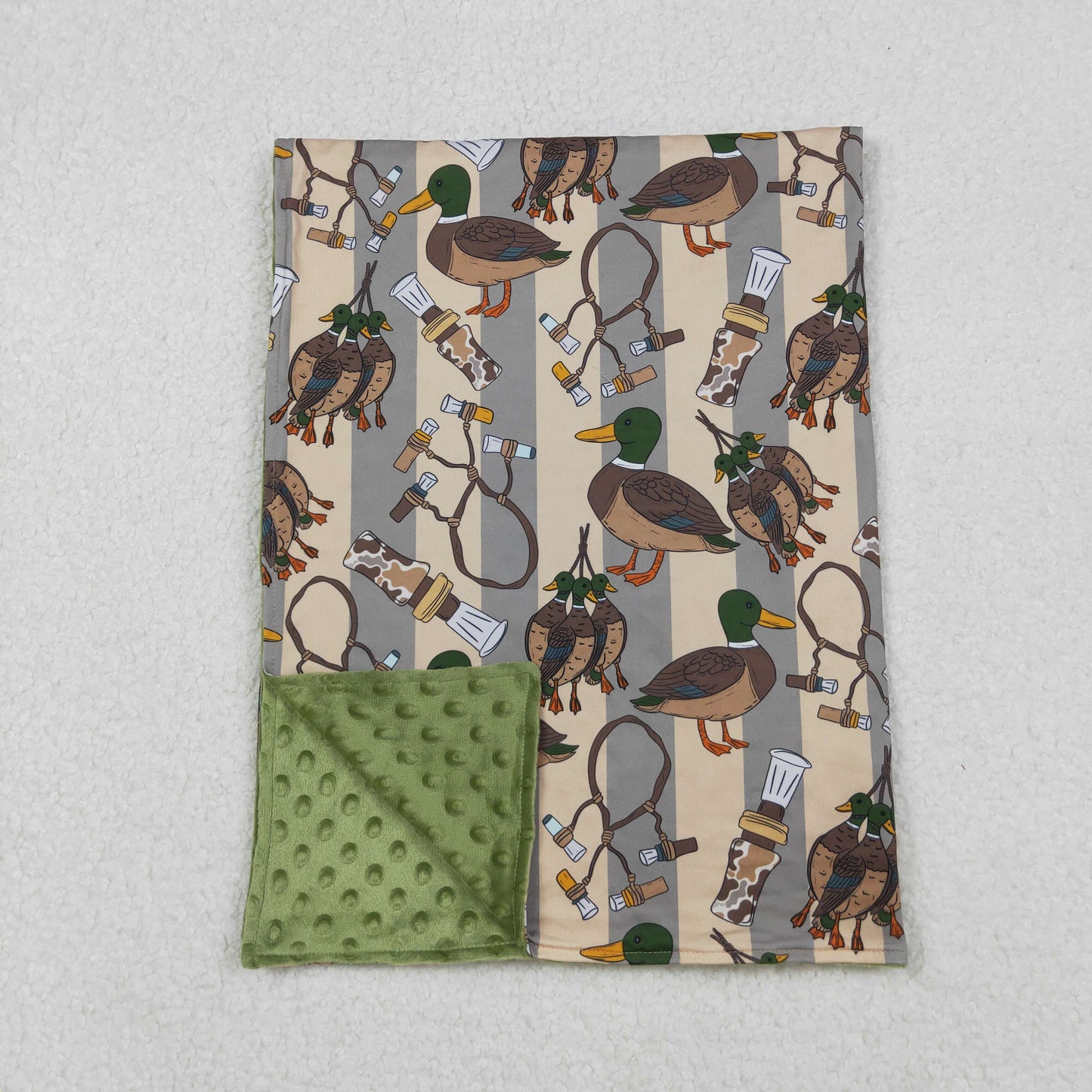 BL0211 Baby Boys Hunting Duck Blanket
