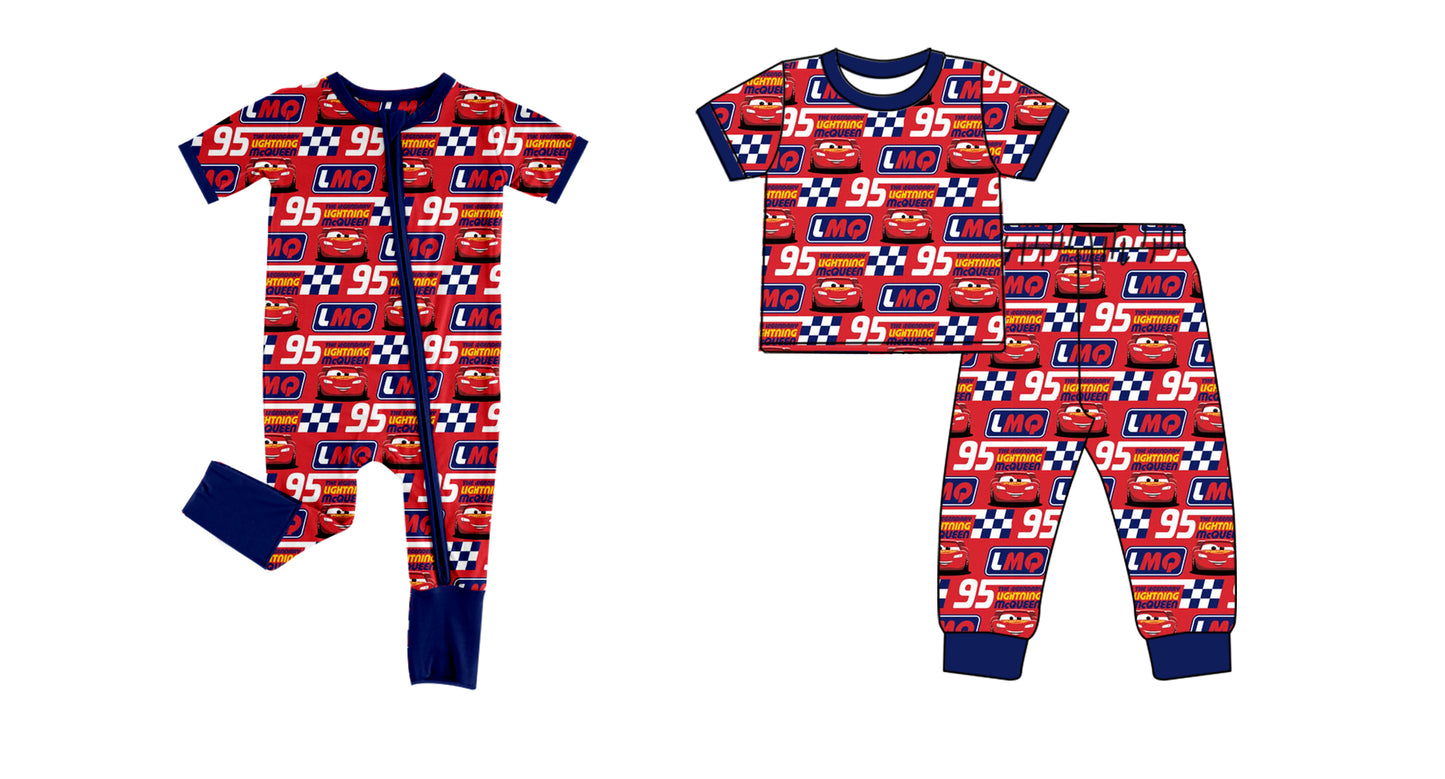 Baby Boys Cartoon Car Pajama Set and Romper 5 MOQ each