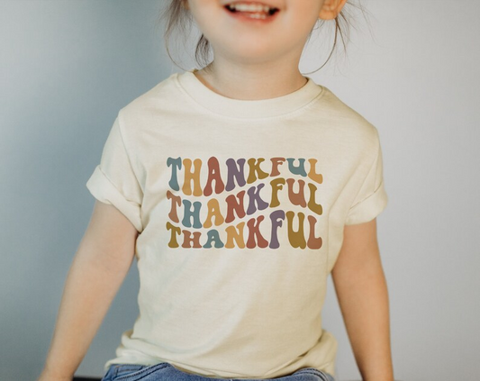 Thankful Short Sleeve T-shirt Top Preorder 3 MOQ