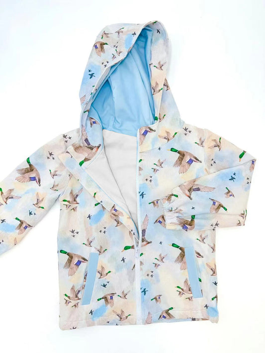 Toddler Boys Mallard Duck Hoodie Zipper Coat Preorder