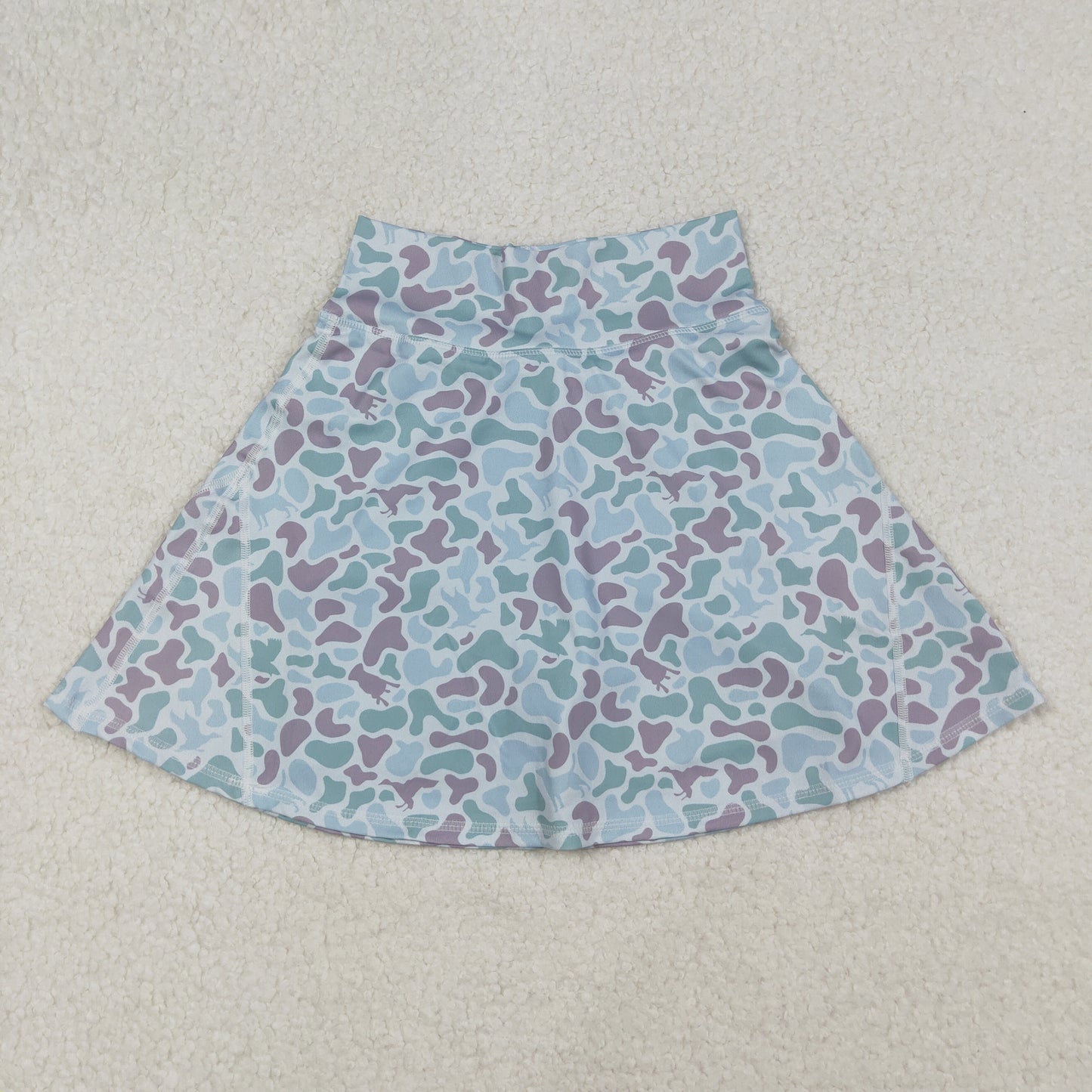 Adult Women Blue Camo Skort