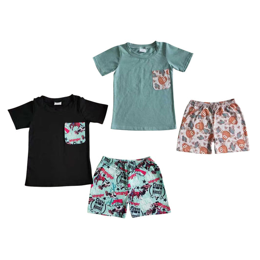 Boys Summer Highland Cow Outfit On Sale $2.99