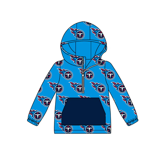 Baby Boys Sport Team Blue Hoodie Top Deadline Time :29 th October