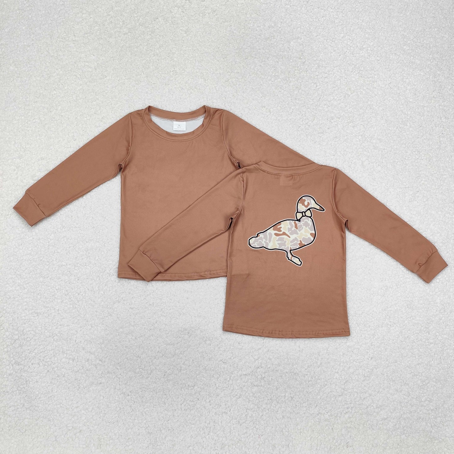 Baby Boys Hunting Camo Duck  Long Sleeve  Shirt Top