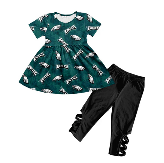 Baby Girls Sport Team Short Sleeve Top Pants Set Deadline :16 July