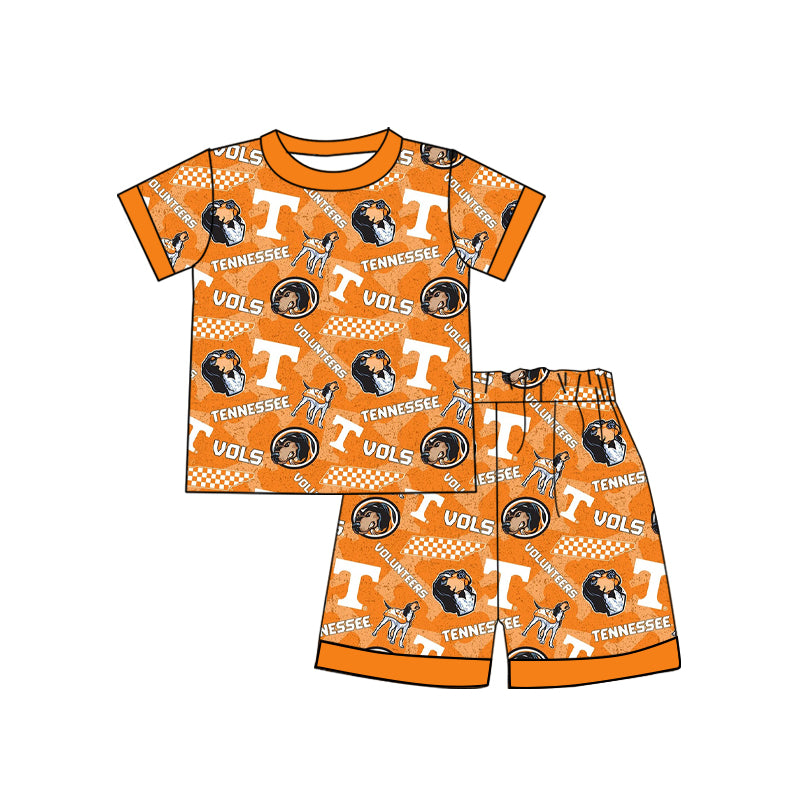 Baby Boys Sport Team Tenness Shorts Pajama Set Preorder 3 MOQ