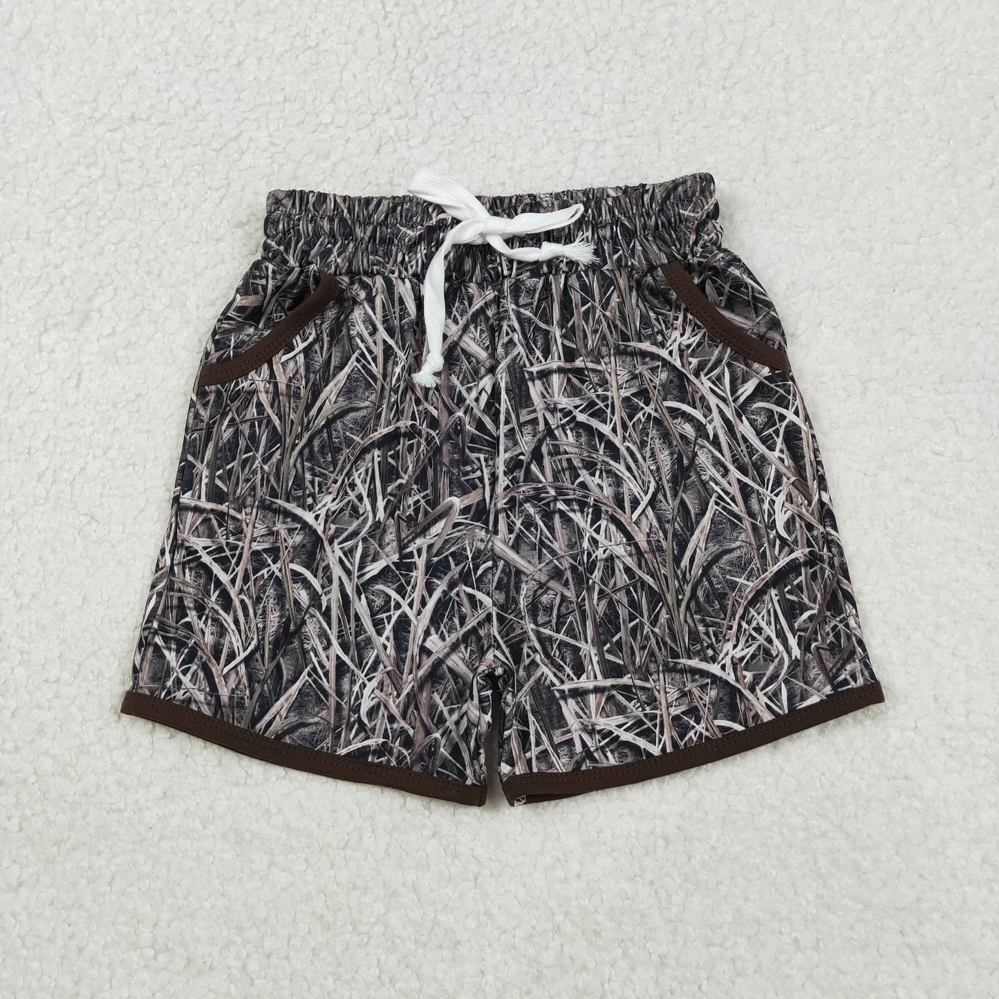 SS0674 Baby Boys Camo Pocket Shorts