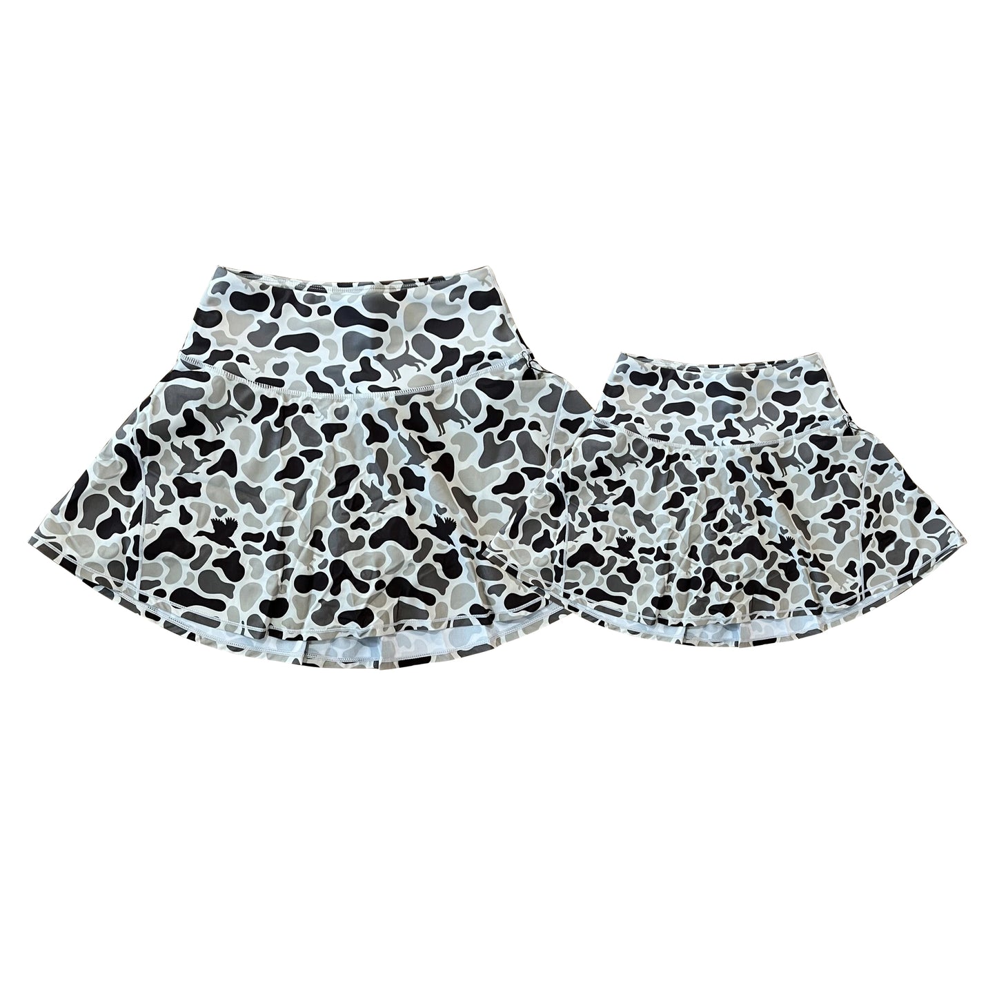 Mommy and me Grey Camo Skort Preorder