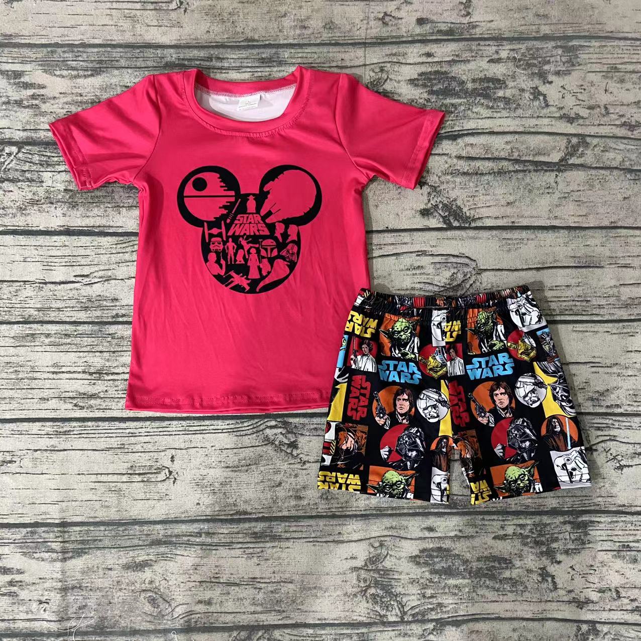 BSSO0040 Summer Boys Cartoon Outfit