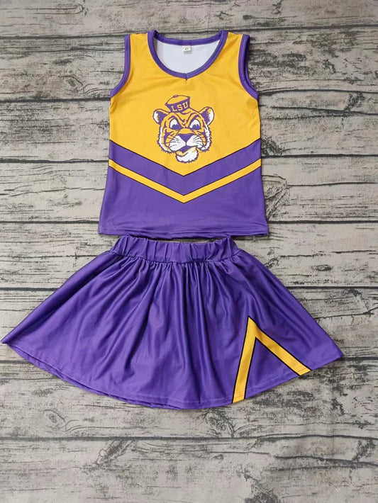 Football Team Lsu Skirt Set Pre-order 3 MOQ