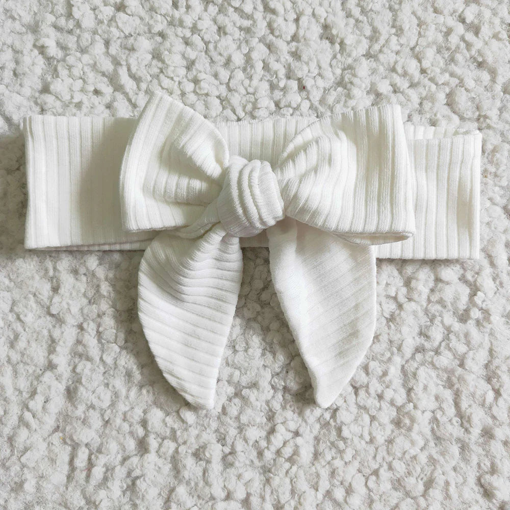 Baby girls cotton ribbed bummie sets(headband please choose if you need)
